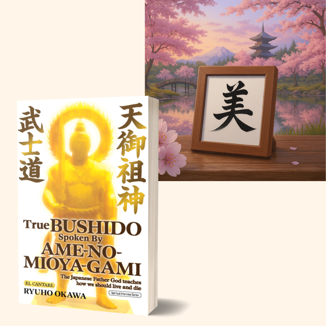 Book, True Bushido Spoken By Ame-no-Mioya-Gami: The Japanese Father God Teaches how We should live and die, English