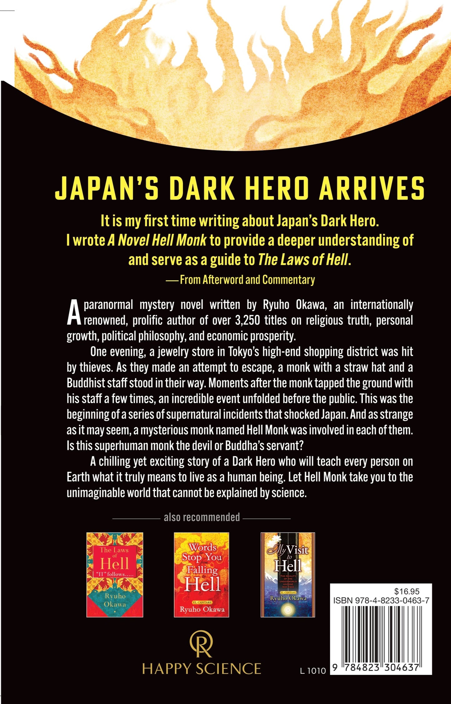 Book, A Novel Hell Monk, English